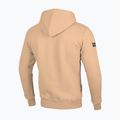 Férfi Octagon Small Logo pulóver bézs színben 2