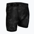 Férfi kompressziós rövidnadrág Octagon Camo Night fekete 3