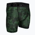 Férfi Octagon Camo Forest khaki színű kompressziós rövidnadrág 3