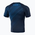 Férfi Octagon Blocks Prémium kék Rashguard 2