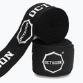 Boxkesztyű kötések Octagon Fightgear Supreme Printed 500 cm black/white 2