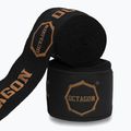 Boxkesztyű kötések Octagon Fightgear Supreme Printed 500 cm black/gold 2