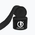Boxkesztyű kötések Octagon Legion Standard 300 cm black/white 2