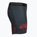 Férfi edzőshort Octagon Legion Grunge fekete/piros 3