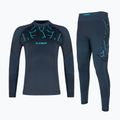 Gyermek termo alsónemű szett Alpinus Tactical Gausdal grafit/kék