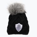 Női téli sapka Fera Swarovski Snowflake fekete 5.8.sn. 2