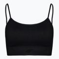 Női fitnesz melltartó 4F fekete 4FSS23USBAF031-20S