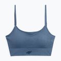 Női fitneszmelltartó 4F kék 4FSS23USBAF031-32S