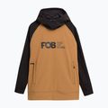 Férfi snowboard dzseki 4F M150 bézs színű