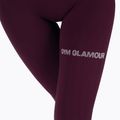 Női edző leggings GymGlamour push up lila 314 4