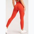 Női leggings Gym Glamour push up korall narancs 369 18