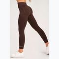 Női leggings Gym Glamour push up csokoládé barna 370 5
