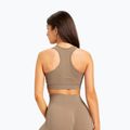 Női edzőmelltartó Gym Glamour push up nude bézs 320 2