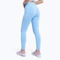 Női edző leggings Gym Glamour Push Up Baby Blue 405 4