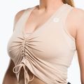 Női edzés felső Gym Glamour Pull-on Beige 448 4