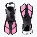 AQUASTIC rózsaszín gyerek snorkeling szett Maszk + Uszony + Pipa MSFK-01SR 3