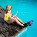 AQUASTIC rózsaszín gyerek snorkeling szett Maszk + Uszony + Pipa MSFK-01SR 24