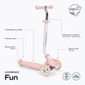 HUMBAKA Fun rózsaszín gyerek roller KS001 2