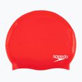 Speedo Plain Flat Silicone gyermek úszósapka piros 8-709931959