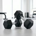 XTREXO Hex 22,5 kg-os gumírozott súlyzó 3