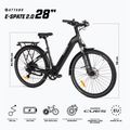 ATTABO E-SPATE 2.0 28" 36V 15Ah 540 Wh elektromos kerékpár, fekete színű 2