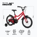 Gyermek kerékpár ATTABO KNACK 16" piros 2