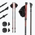 Állítható piros KADVA Halna nordic walking botok