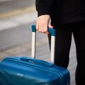 Közepes méretű utazóbőrönd KADVA Sancho 72 l kék 16