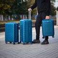 Nagy utazóbőrönd KADVA Sancho 113 l kék 21