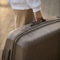Közepes méretű utazóbőrönd KADVA Brava 78 l bézs 17