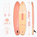 Felfújható SUP deszka szett AQUASTIC Perth 10'8" allround orange 16