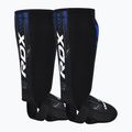 Sípcsont- és lábfejvédők RDX IMMAF Approved Neoprene Shin Instep blue 3