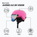 Gyerek sísisak ATTABO Avens 2.0 Jr Visor pink 2