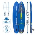 Felfújható SUP deszka szett AQUASTIC Perth 10'8" allround dark blue 18