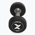 Gumírozott öntöttvas kézisúlyzó XTREXO Pro 4 kg black 6