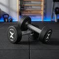 Gumírozott öntöttvas kézisúlyzó XTREXO Pro 6 kg black 3