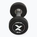 Gumírozott öntöttvas kézisúlyzó XTREXO Pro 6 kg black 7