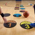 Edzési jelölők OneTeam TRF08 10 pcs BASKET black 2