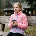 Gyermek polár pulóver KADVA Rodvik JRG rózsaszín 10