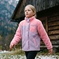 Gyermek polár pulóver KADVA Rodvik JRG rózsaszín 11