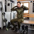 Férfi thermo fehérnemű szett KADVA Alpinestep Thermo SH Light Plus Set Green 4