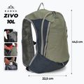 KADVA Zivo 10 l szürke túrahátizsák 2