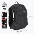 KADVA Zivo 10 l fekete túrahátizsák 2