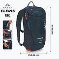 KADVA Fleris 15 l sötétkék túrahátizsák 2