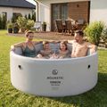 Felfújható medence AQUASTIC ONSEN drop stitch 1200 l 178 cm szürke 3