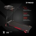TREXO X110 elektromos futópad fekete színű 11