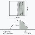 KADVA BIKEdome 1 személyes kerékpársátor zöld 21