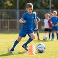 Gyerek futball szett OneTeam Precision Set mez és rövidnadrág kék 14