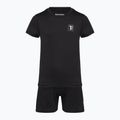 Gyerek futballmez készlet OneTeam Precision Set mez és rövidnadrág fekete 6