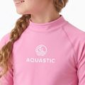 Gyerek póló AQUASTIC Rimos UV 50+ UPF pink 4